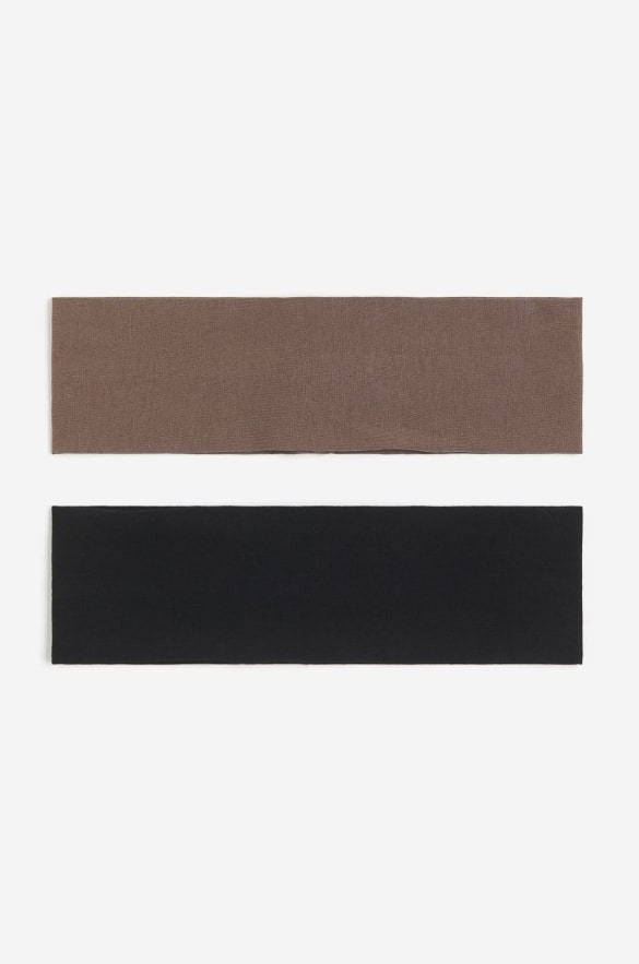 2-Pack Jersey Headbands - H&M