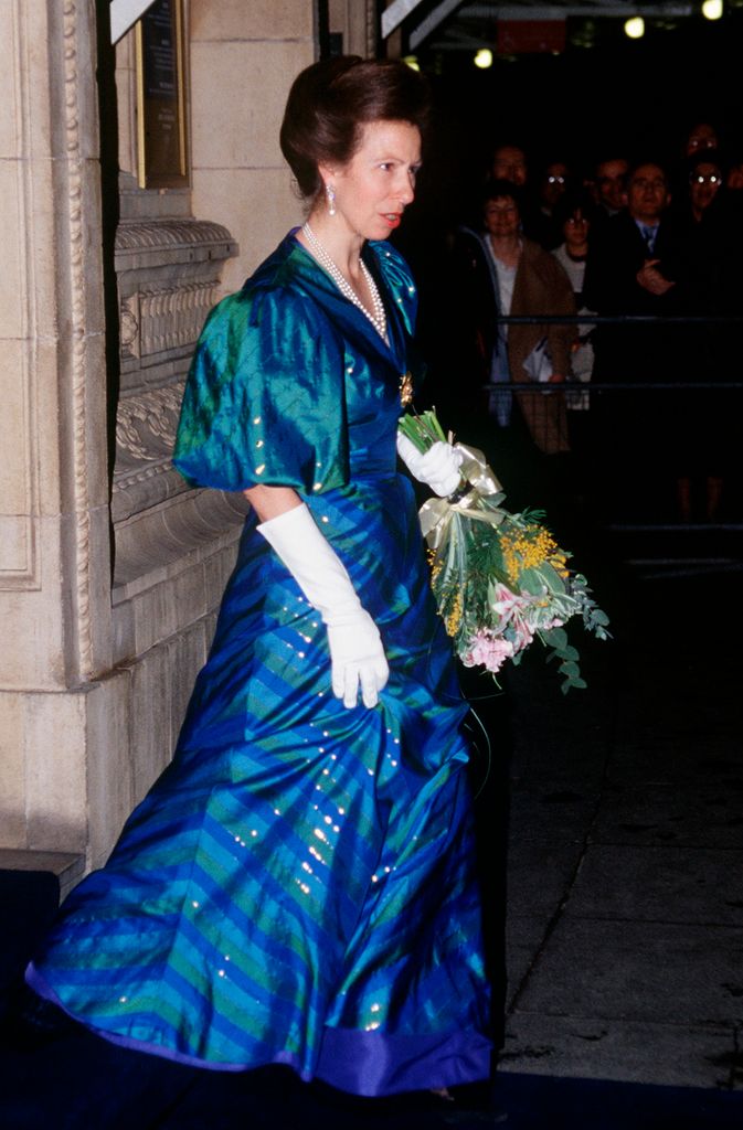 Princess Anne attending a charity performance by the Bolshoi Ballet at The Royal Albert Hall 