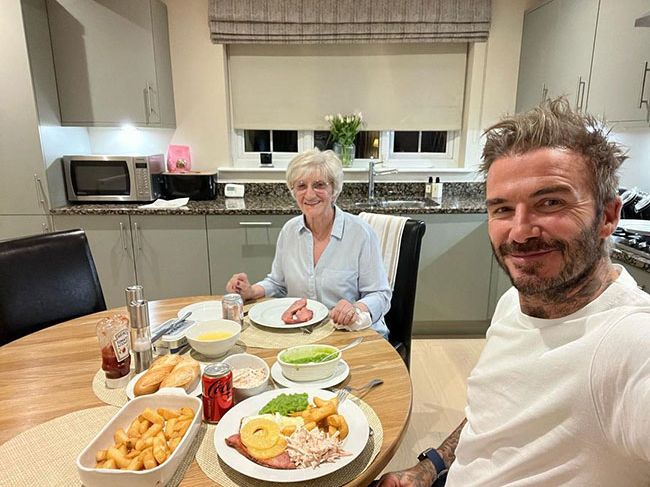 sandra and david beckham