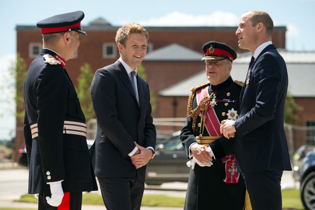 Hugh Grosvenor and Prince William in 2018