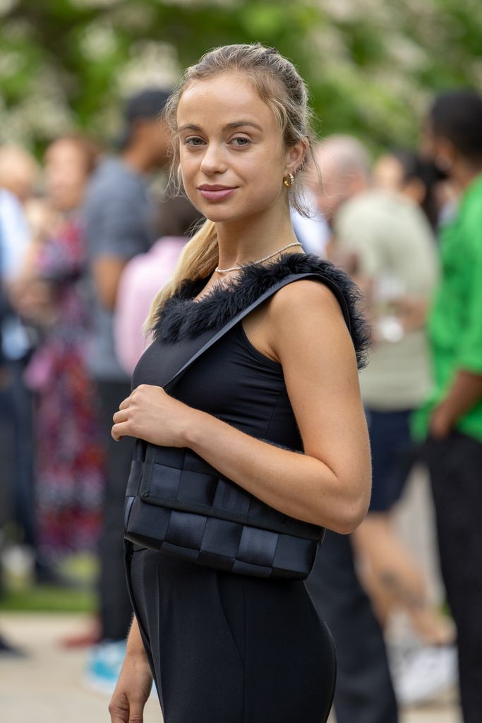 LONDON, ENGLAND - JULY 10: Amelia Windsor attends the BFC Summer Party 2023 at The Serpentine Pavilion on July 10, 2023 in London, England. (Photo by Shane Anthony Sinclair/Getty Images)