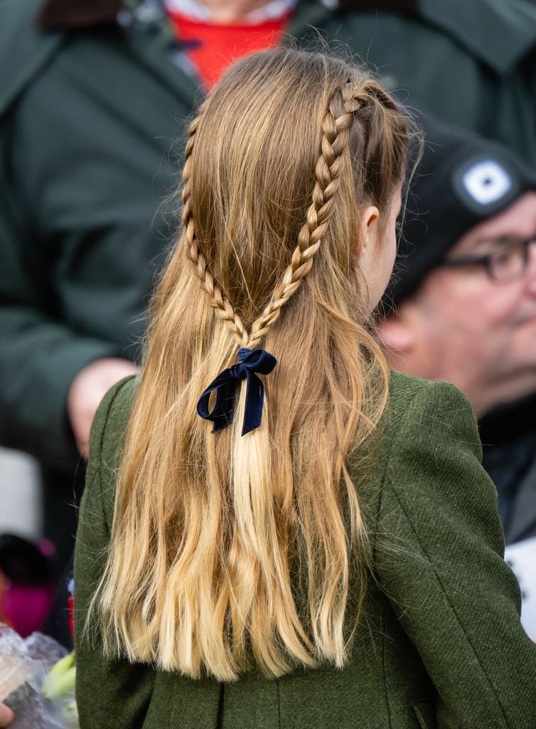 Princess Charlotte's hair has grown so much since Christmas