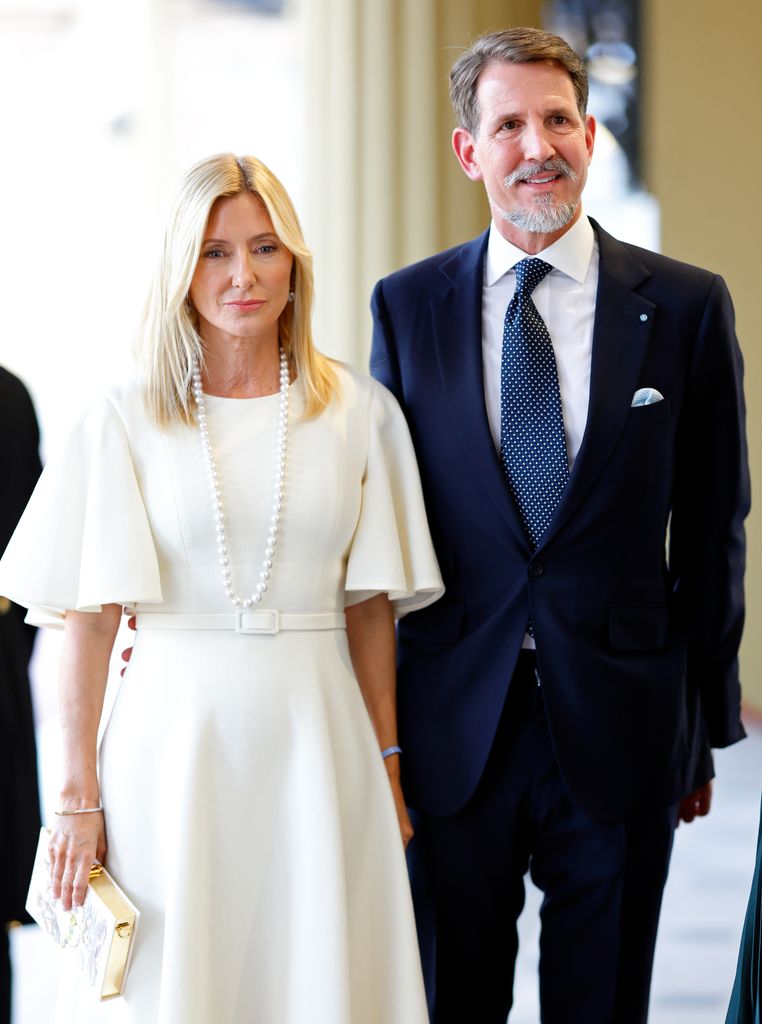 Crown Princess Marie-Chantal of Greece and Crown Prince Pavlos of Greece attended the Coronation of King Charles III and Queen Camilla