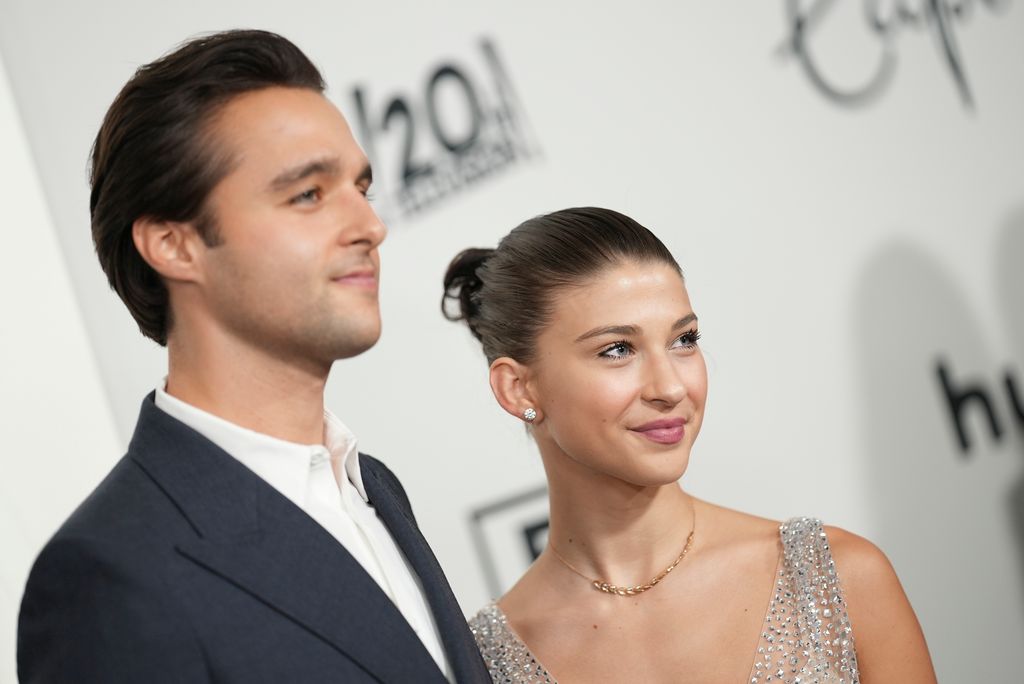 Phoebe Gates and her boyfriend Arthur at the premiere of "Feud: Capote vs. The Swans" held at MOMA on January 23, 2024 in New York City