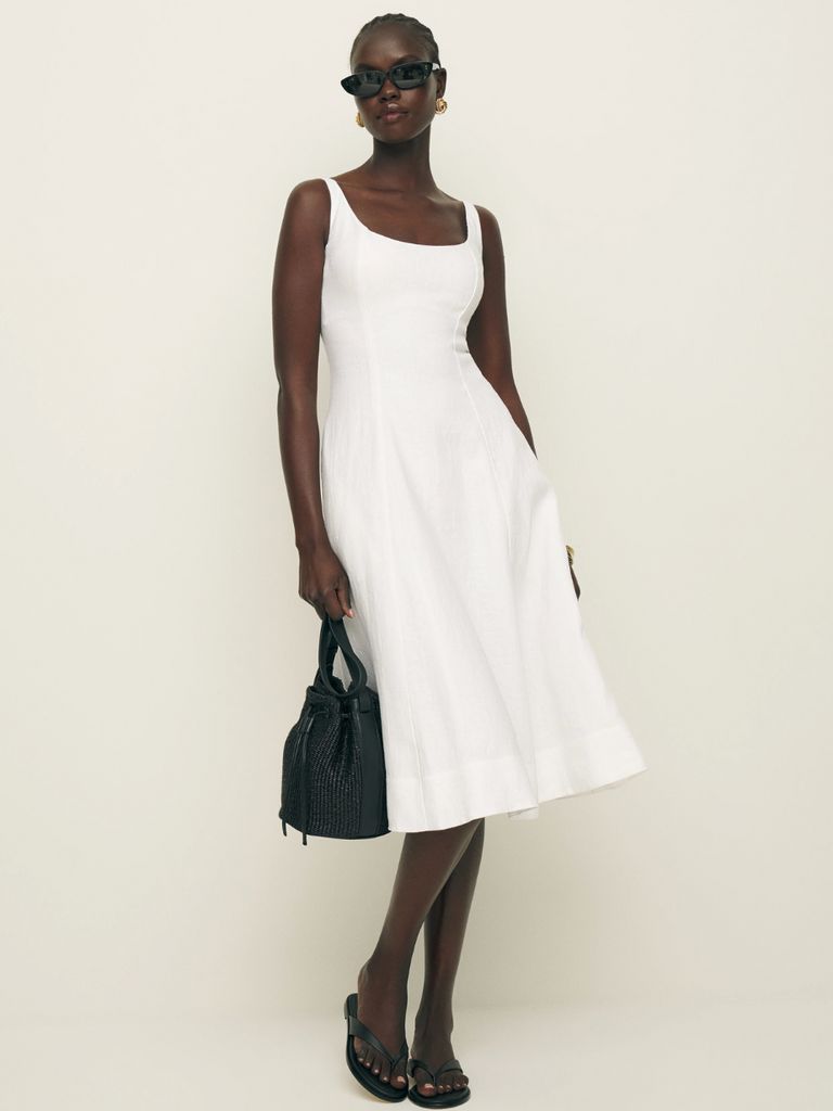 Reformation white dress