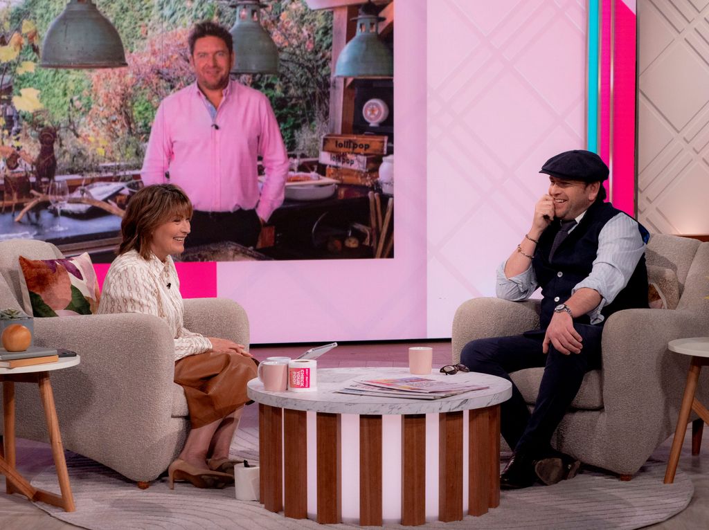 james martin talking to lorraine on show 