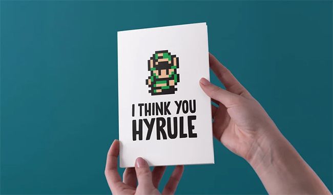 Zelda Valentines Day Card