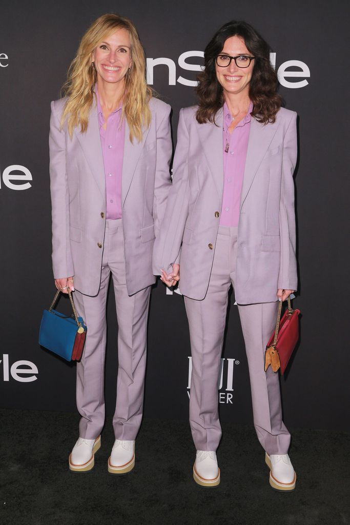 Julia Roberts and stylist Elizabeth Stewart wear matching suits