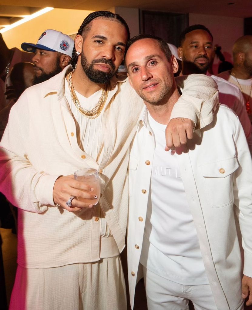 Drake with billionaire Michael Rubin