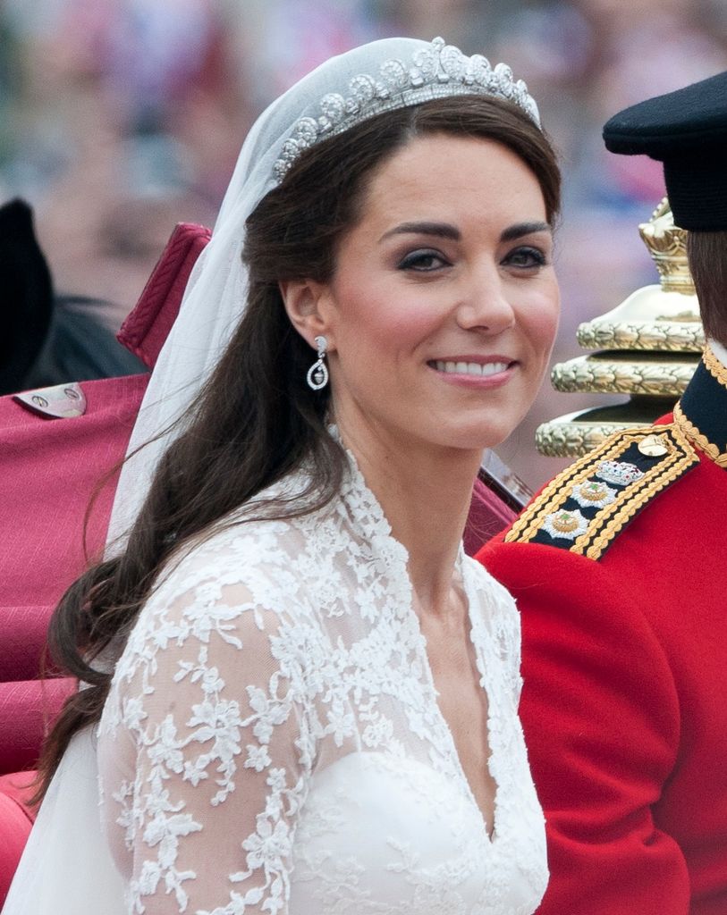 The Princess of Wales' wedding hair was courtesy of hairdresser James Pryce from Richard Ward's salon