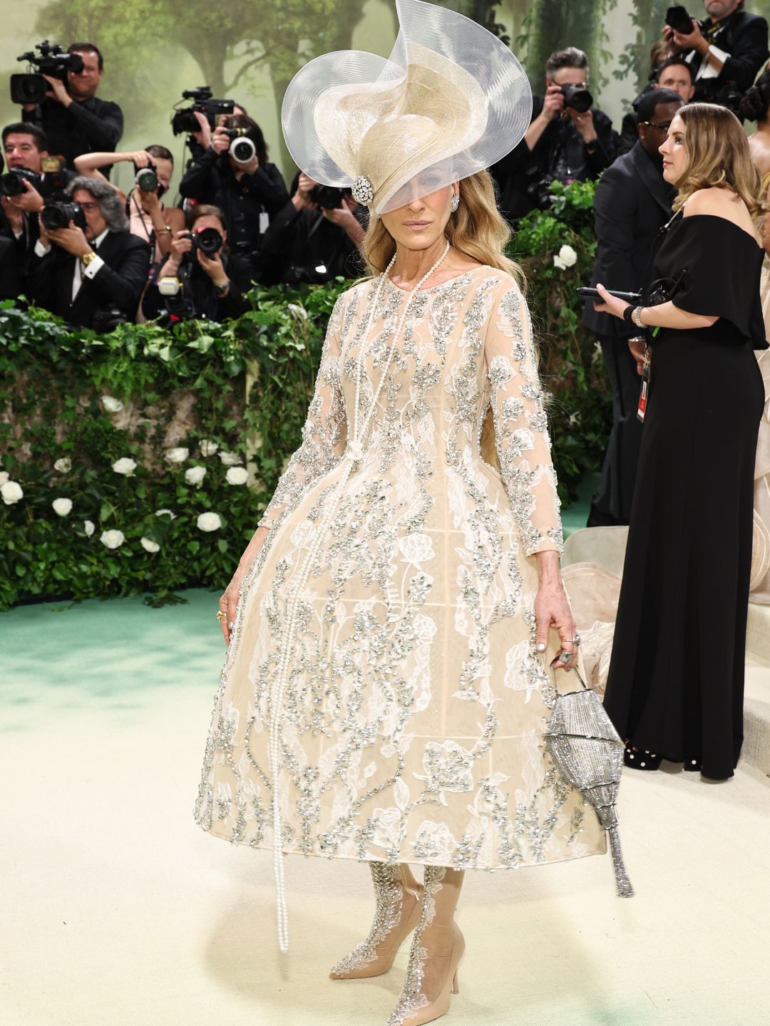 Sarah Jessica Parker attends The 2024 Met Gala Celebrating "Sleeping Beauties: Reawakening Fashion" at The Metropolitan Museum of Art on May 06, 2024