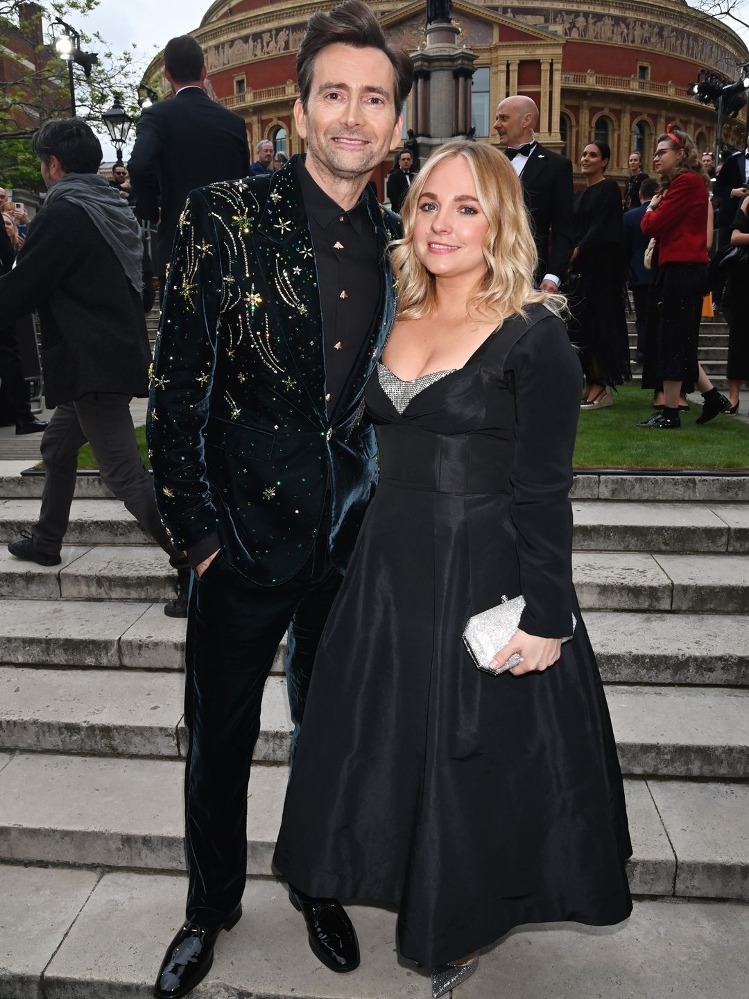 David Tennant and Georgia Tennant attend The Olivier Awards 2024 at Royal Albert Hall on April 14, 2024 in London, England. (Photo by Dave Benett/Getty Images)