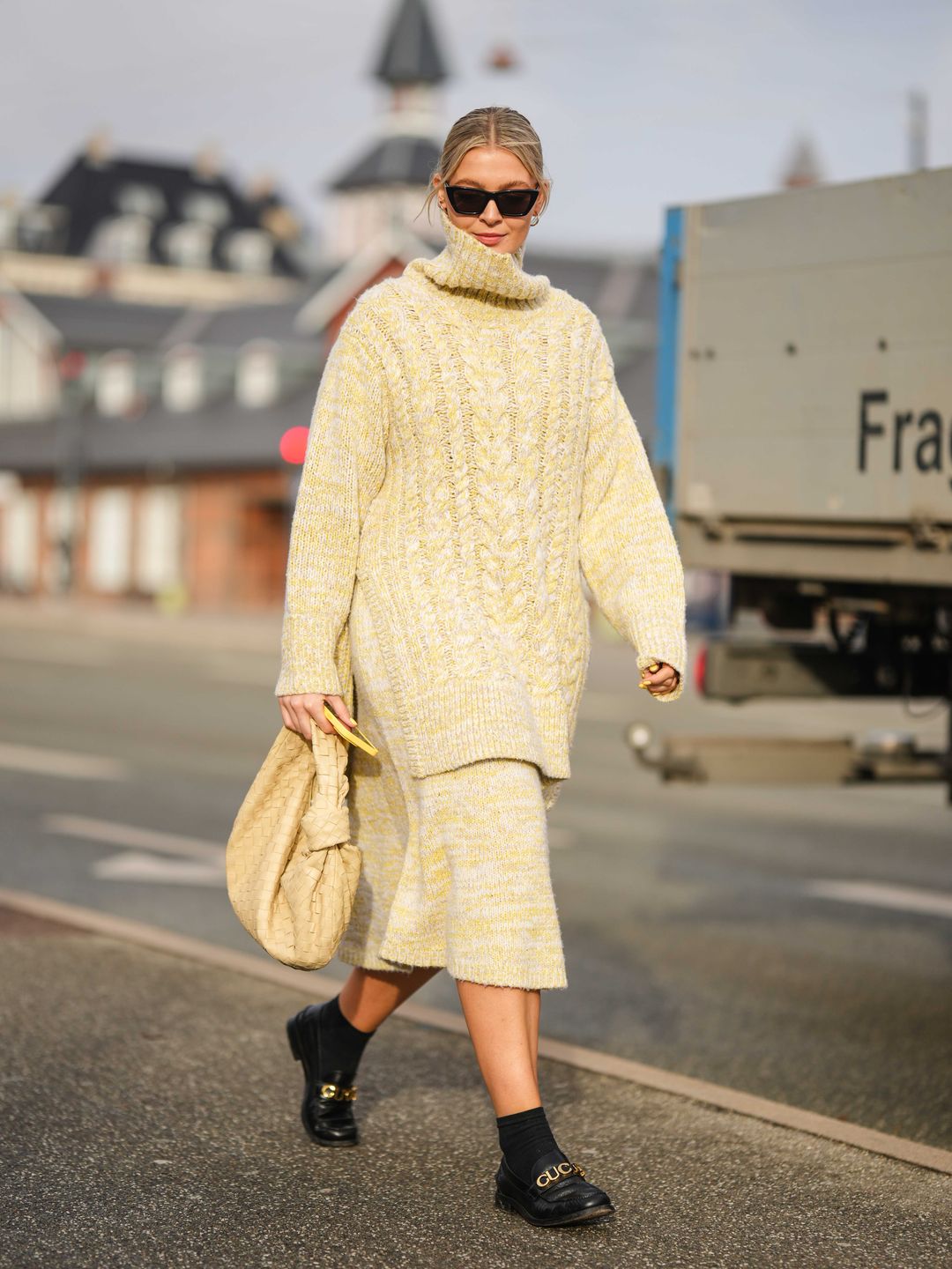 A stylish guest at Copenhagen Fashion Week AW23 