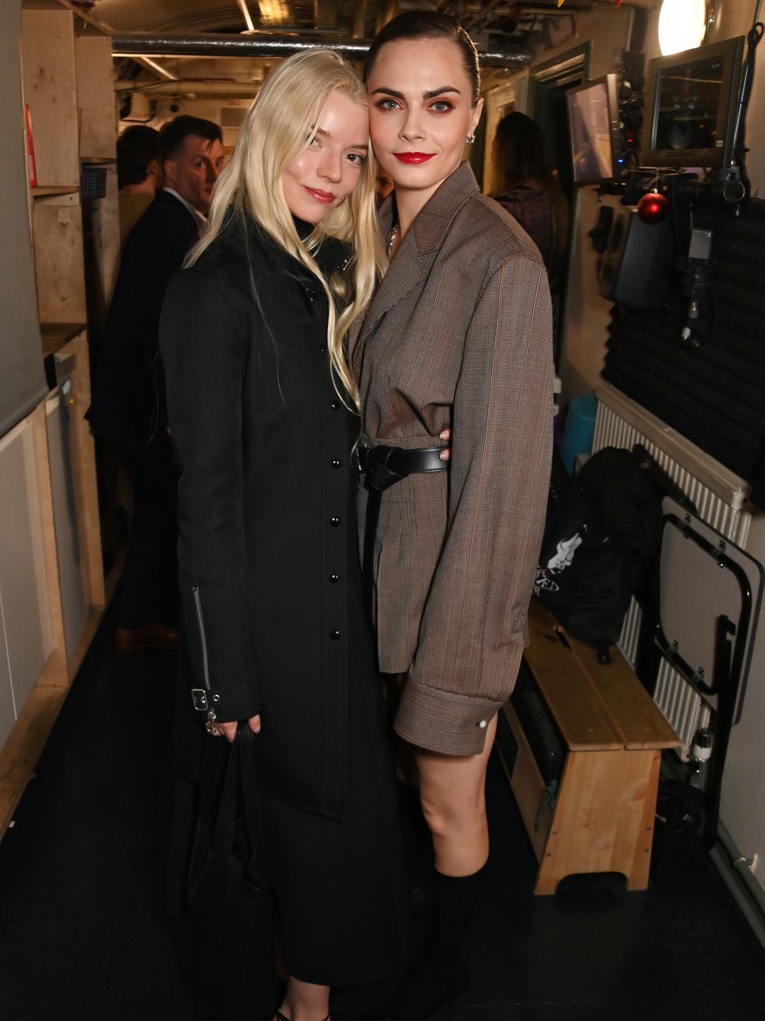 Anya Taylor-Joy and Cara Delevingne posing together