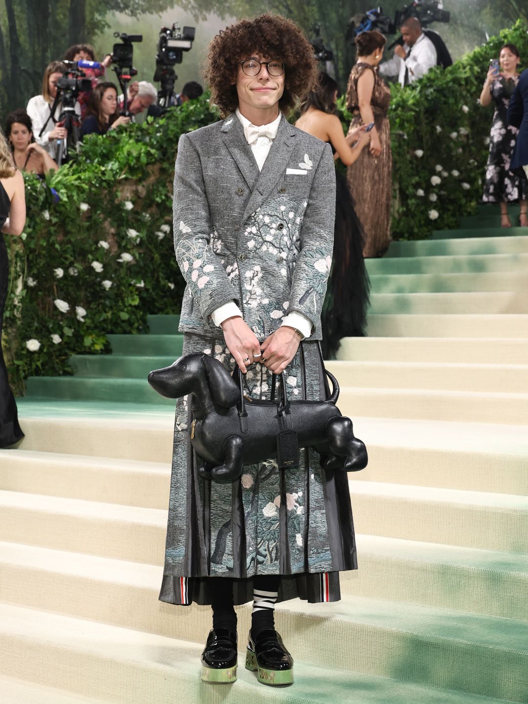 Reece Feldman attends The 2024 Met Gala Celebrating "Sleeping Beauties: Reawakening Fashion" at The Metropolitan Museum of Art on May 06, 2024 