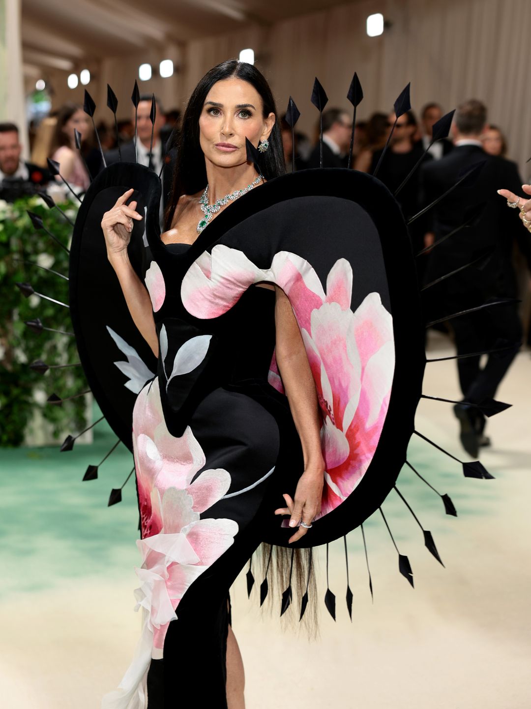 Demi Moore attends The 2024 Met Gala Celebrating "Sleeping Beauties: Reawakening Fashion" at The Metropolitan Museum of Art on May 06, 2024