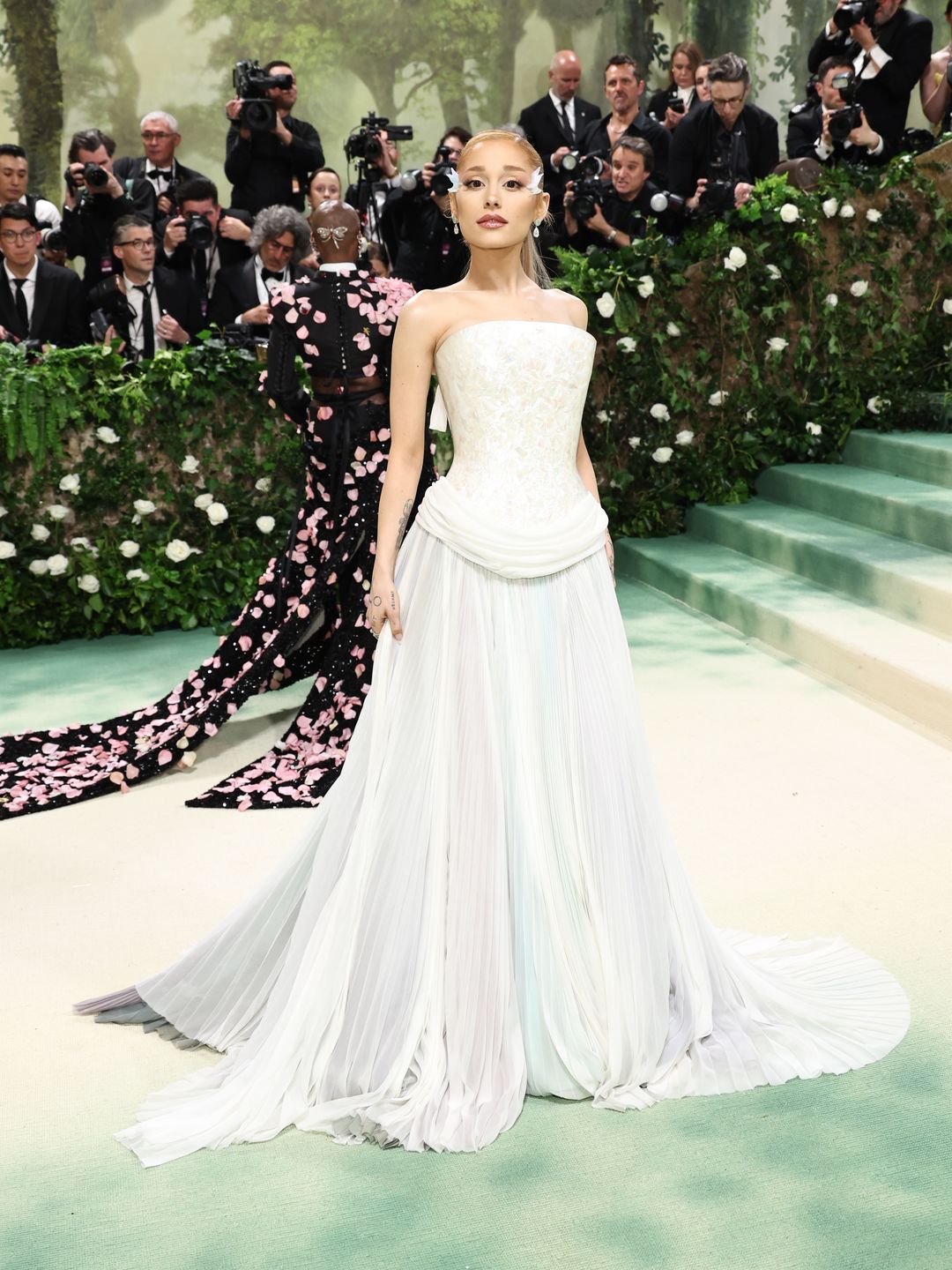 Ariana Grande attends The 2024 Met Gala Celebrating "Sleeping Beauties: Reawakening Fashion" at The Metropolitan Museum of Art on May 06, 2024 