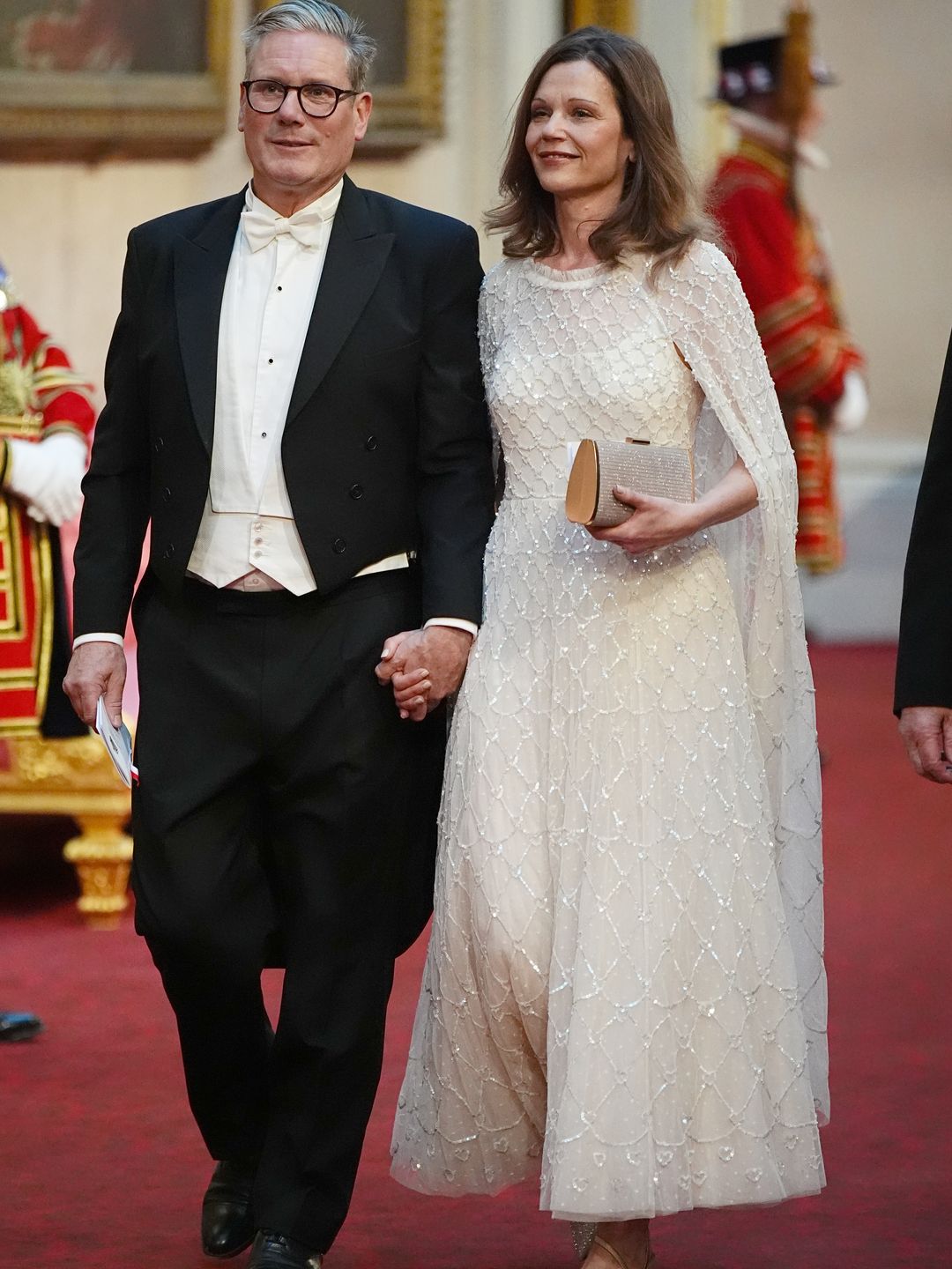  Keir Starmer with his wife Victoria at the State Banquet