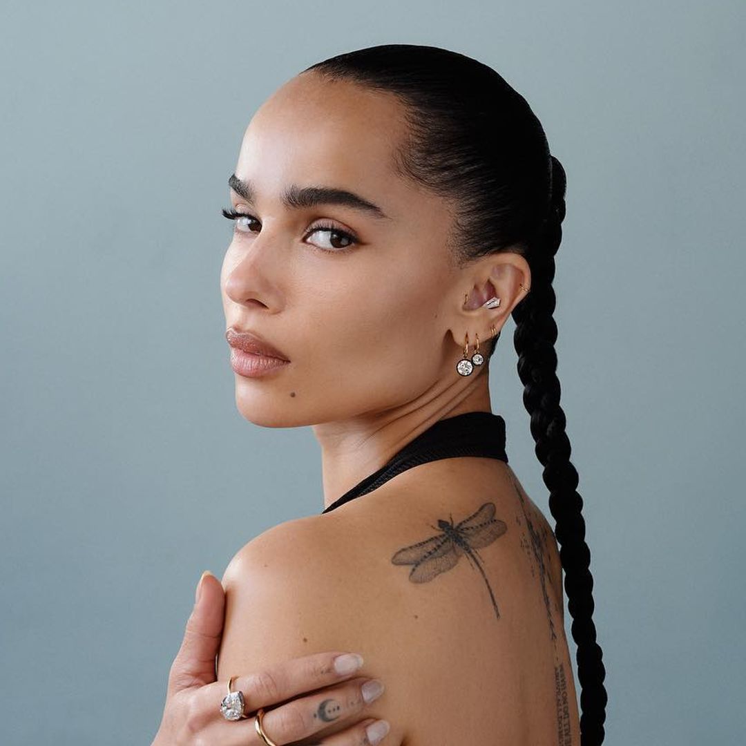 Zoe Kravitz's see-through YSL bodysuit is sheer magic