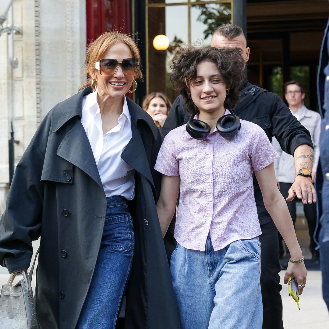 Jennifer Lopez and Emme Muñiz step out in matching baggy jeans