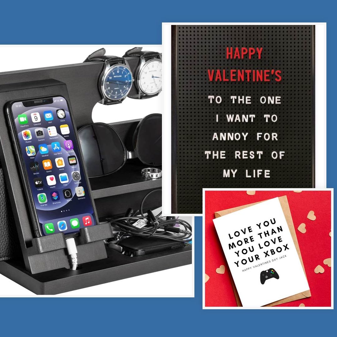 A last minute V-Day gift guide full of cool gifts he'll use