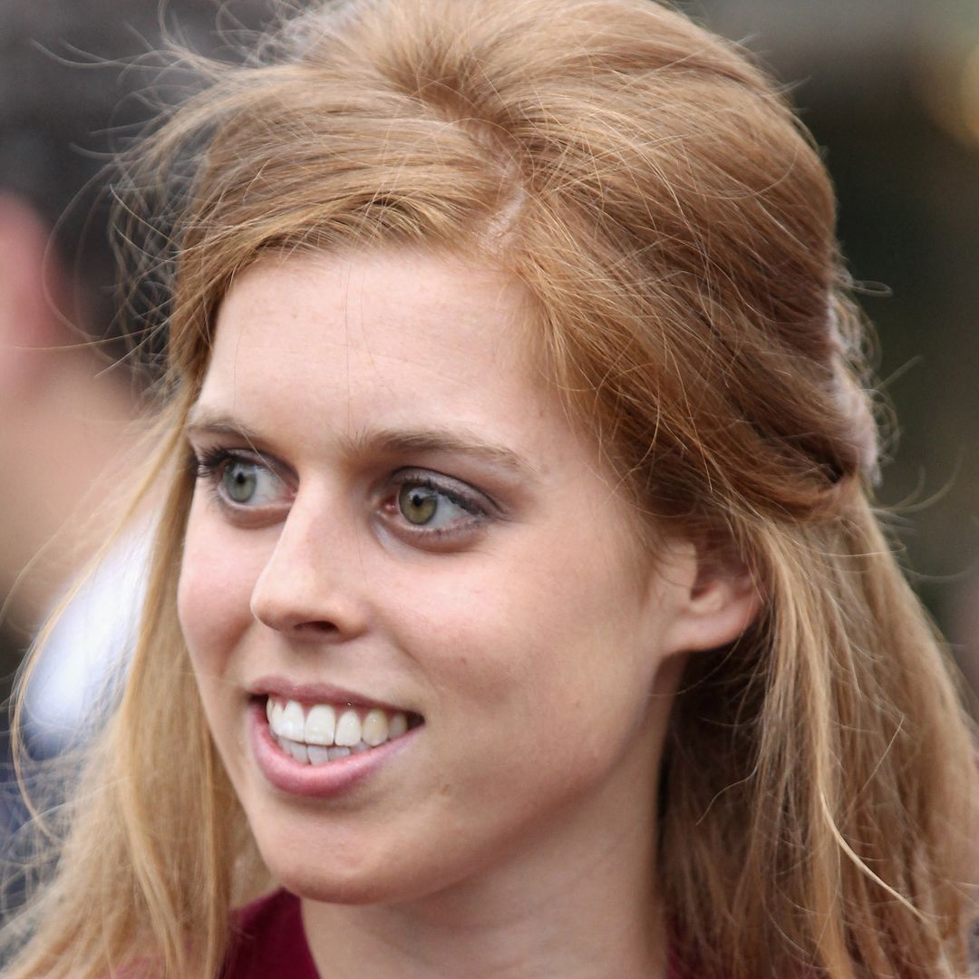 Princess Beatrice surprises in cropped denim jacket with must-see shoulder pads