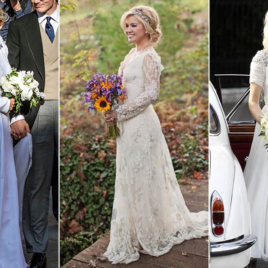 10 of the most stunning celebrity wedding bouquets of all time