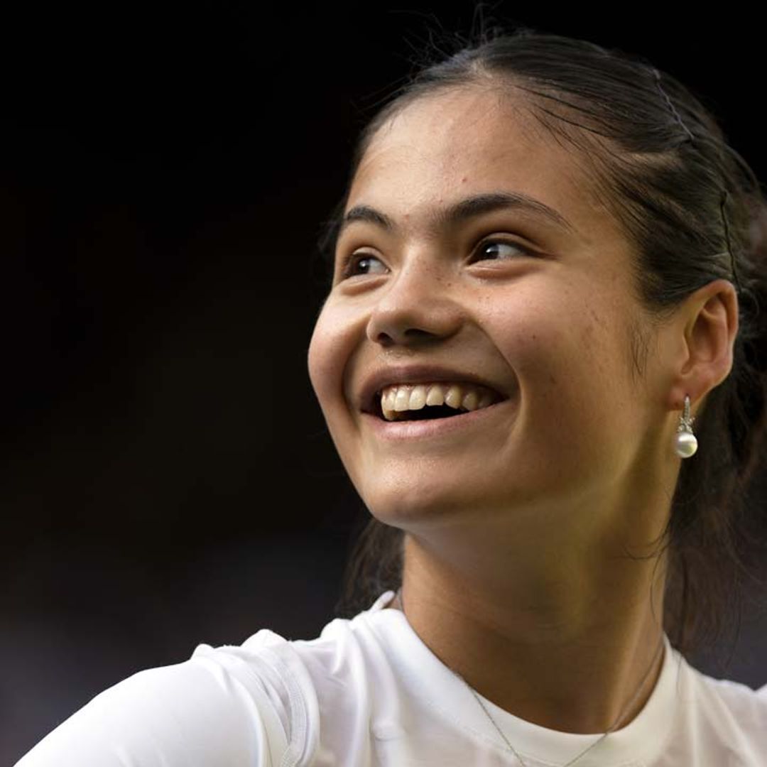 Emma Raducanu plays Wimbledon in £7.5k earrings that look just like Duchess Kate's