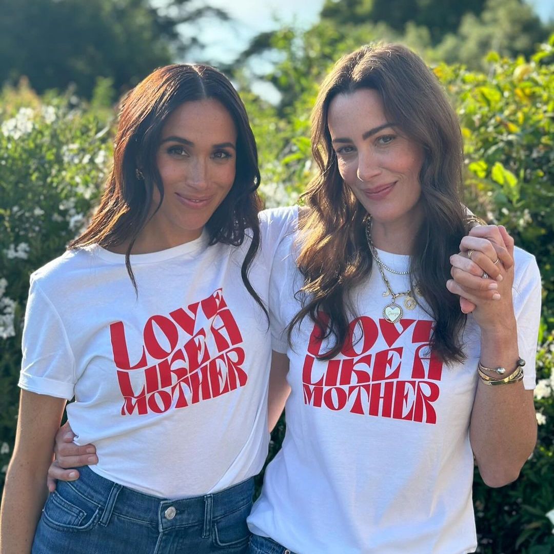 Meghan Markle and Victoria Beckham are making slogan tees 2024's coolest t-shirt trend