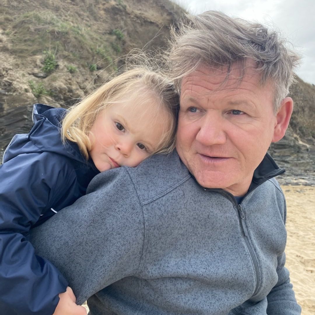 Gordon Ramsay's lookalike son Oscar beams in photos with tiny baby brother Jesse