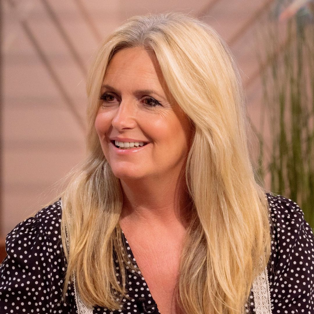 Penny Lancaster stuns in mini dress alongside rarely-seen brother Oliver