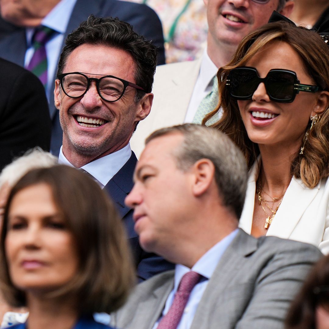 Hugh Jackman and Kate Beckinsale turn heads as they enjoy sweet moment at Wimbledon