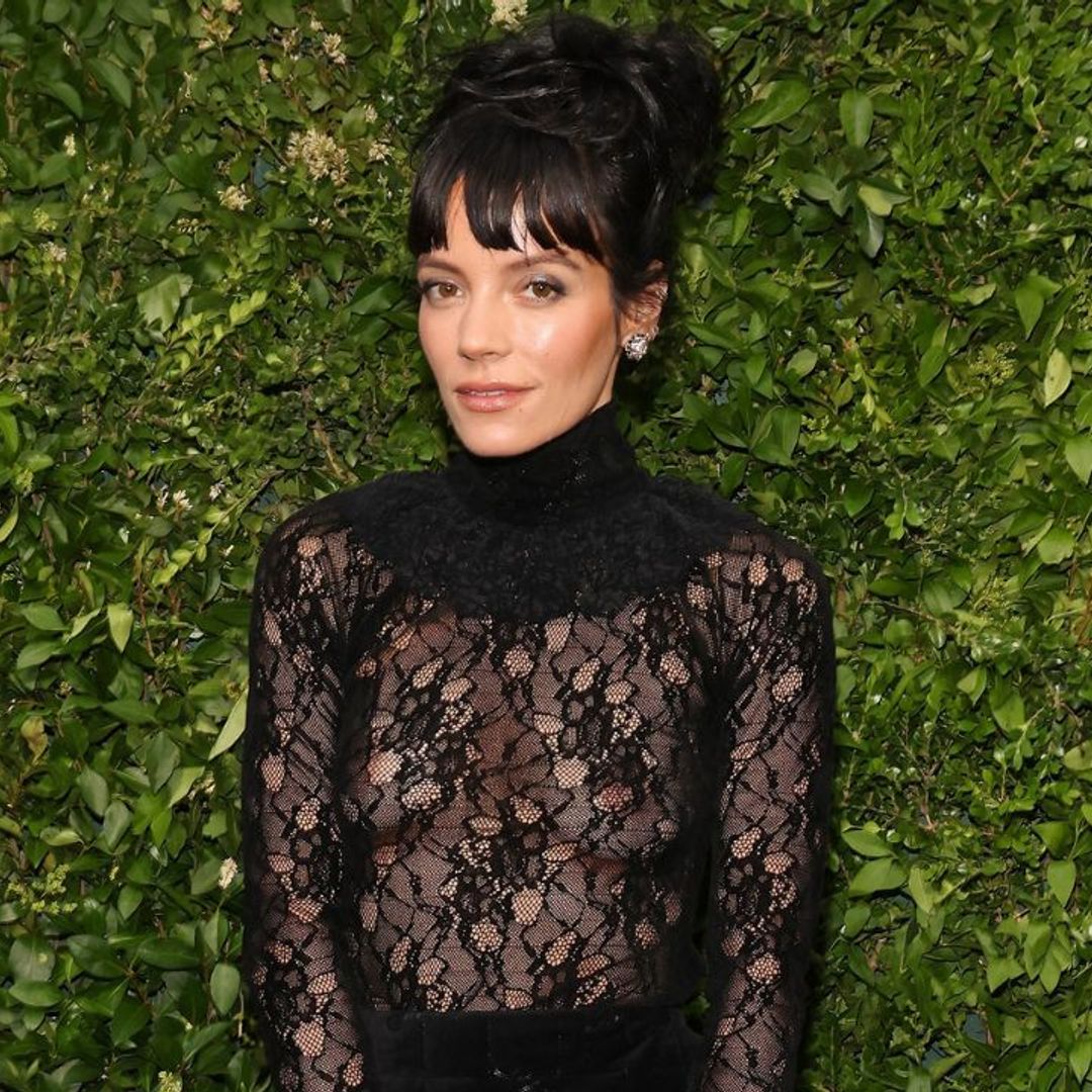 Lily Allen wears show-stopping sheer blouse to Chanel dinner