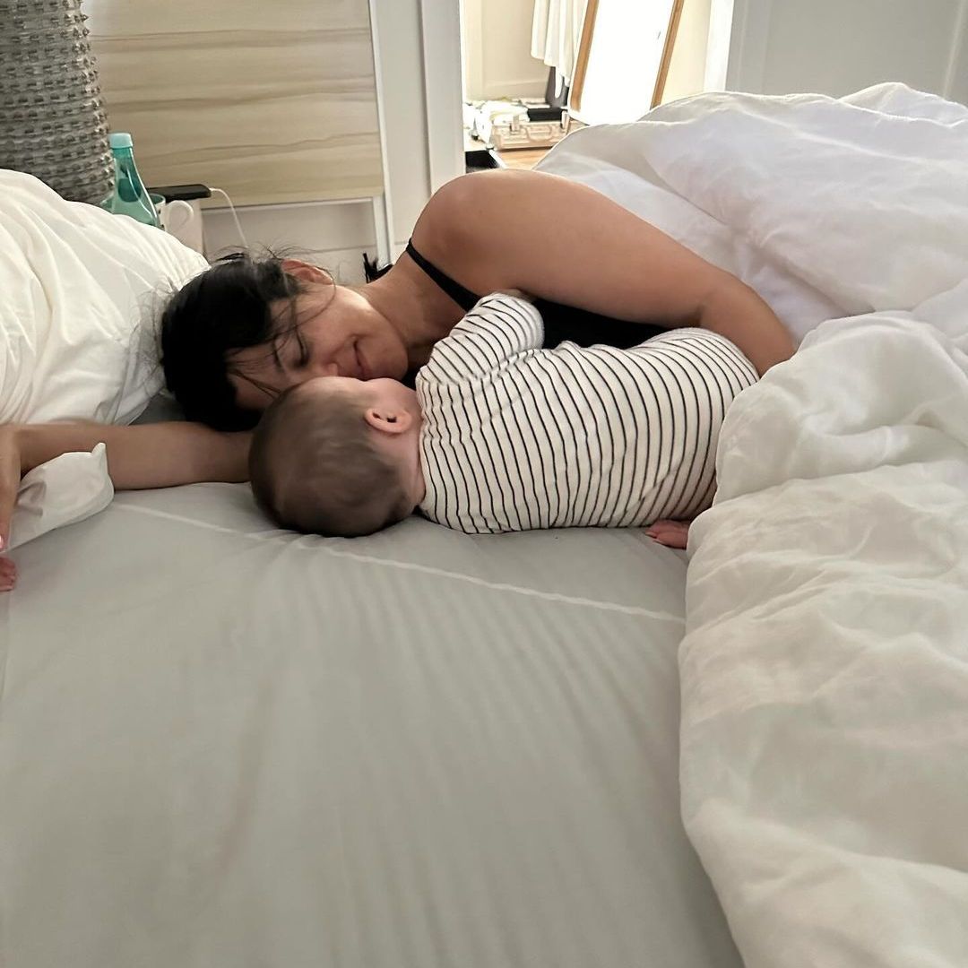 Kourtney Kardashian shares unconventional sleeping arrangement for Baby Rocky - 'it's my favorite thing in the world'