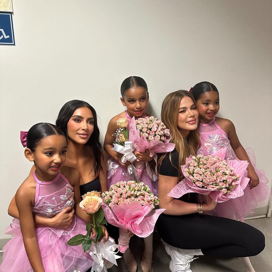 Dream Kardashian poses with mom Blac Chyna at family reunion with Khloe Kardashian and cousins