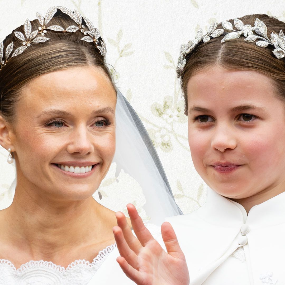 Olivia Henson's breathtaking bridal tiara was identical to Princess Charlotte's