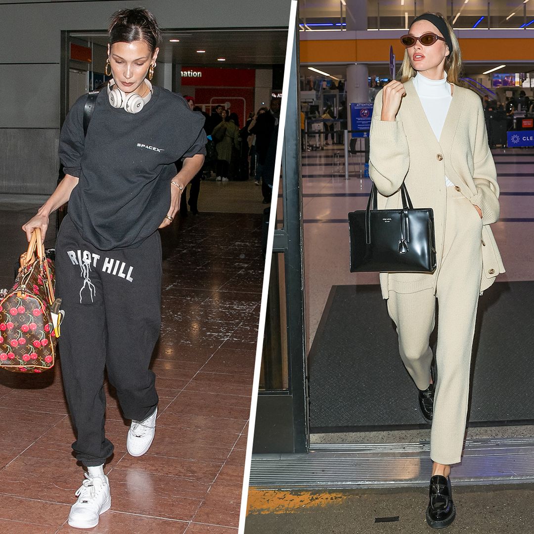 Comfy and chic airport outfit ideas inspired by celebrities