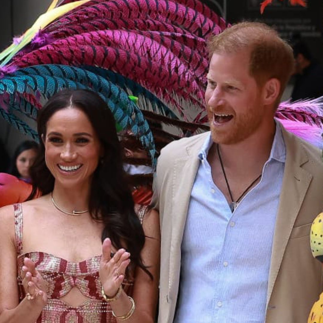 The Duke and Duchess of Sussex end day one of their four-day working visit to Colombia with moving message  