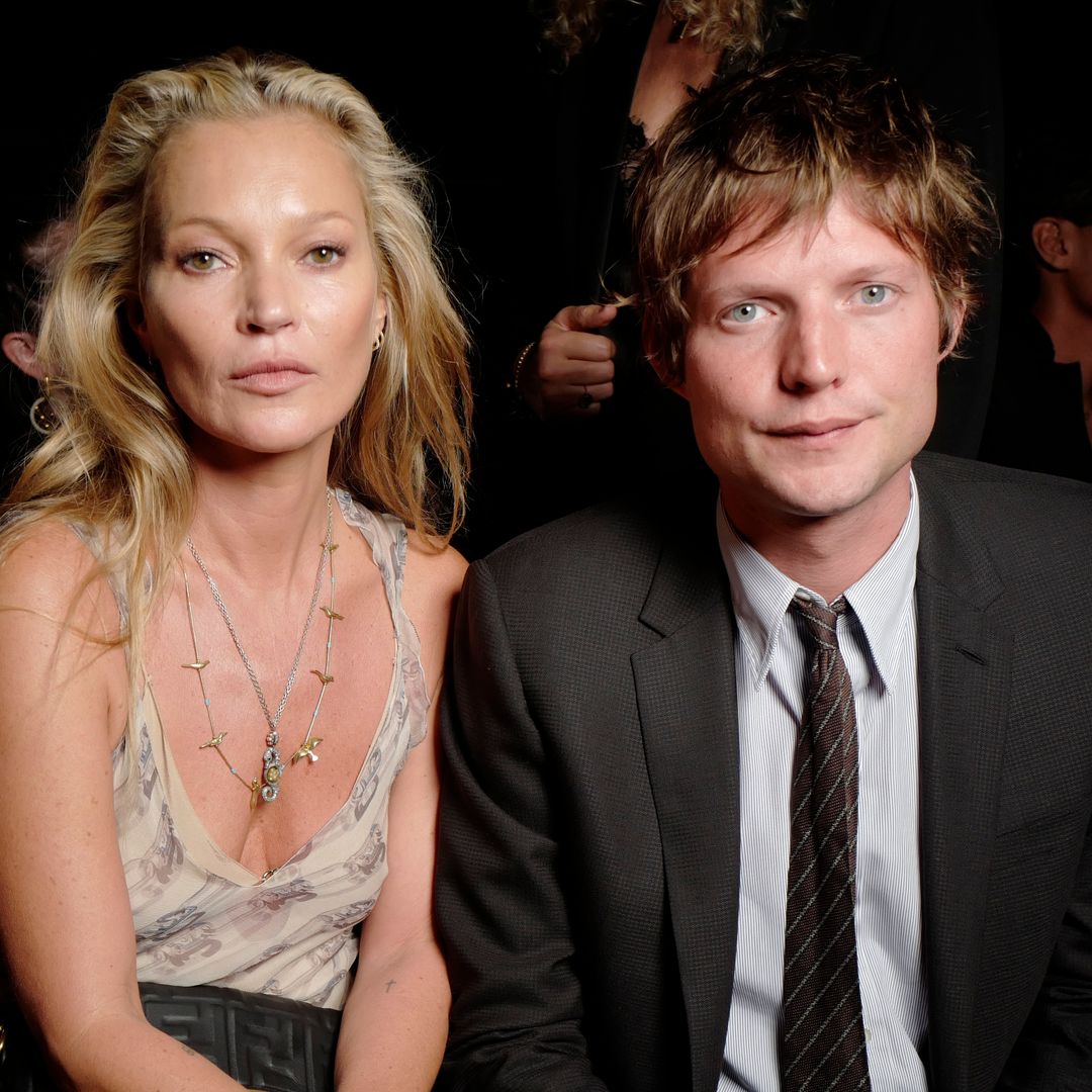 Kate Moss turns heads in see-through lace frock as she celebrates 50th birthday party with beau Nikolai Von Bismark, 37