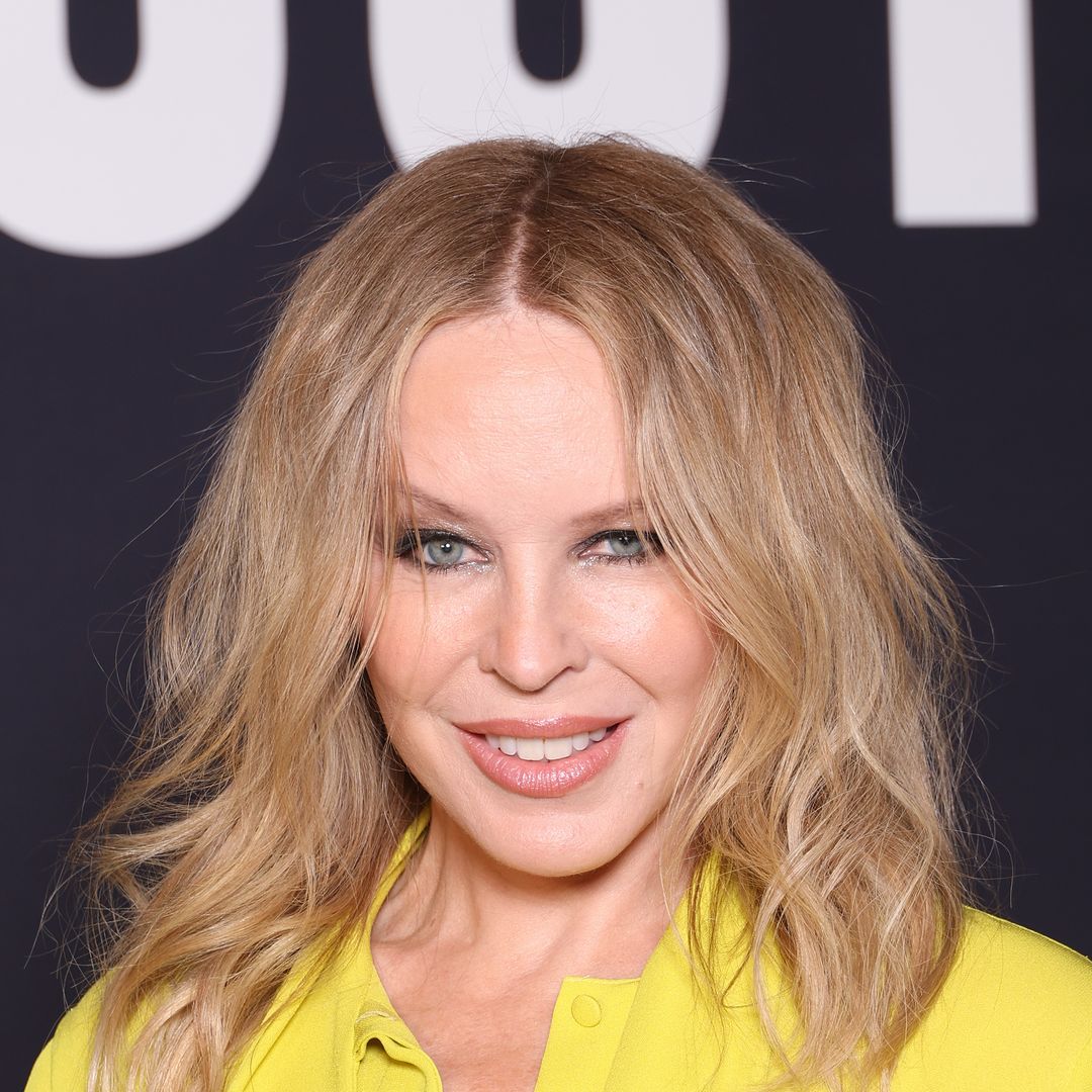 Kylie Minogue looks age-defying as she poses in towel for glamorous selfie