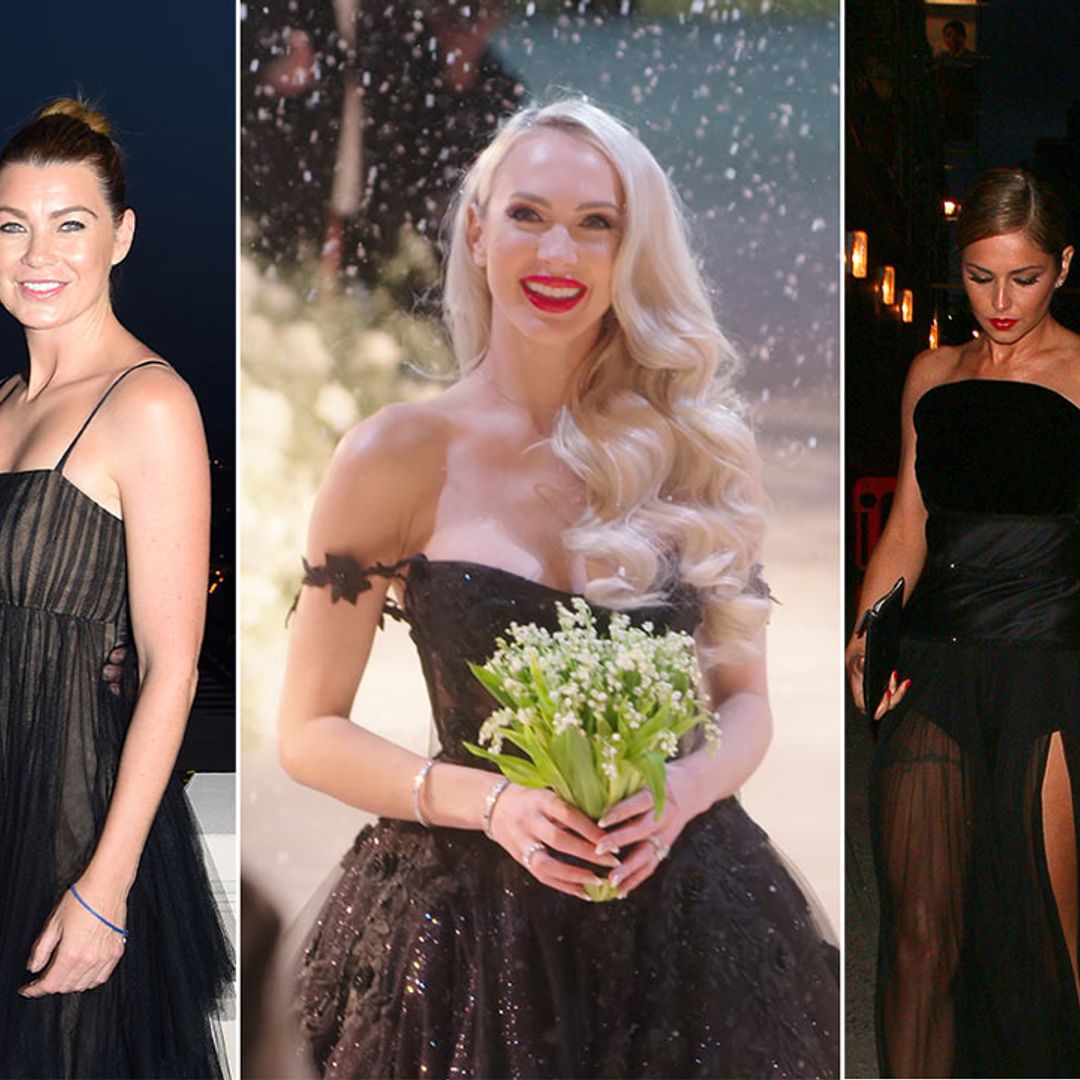 9 celebrities with unconventional black wedding dresses: From Ellen Pompeo to Avril Lavigne