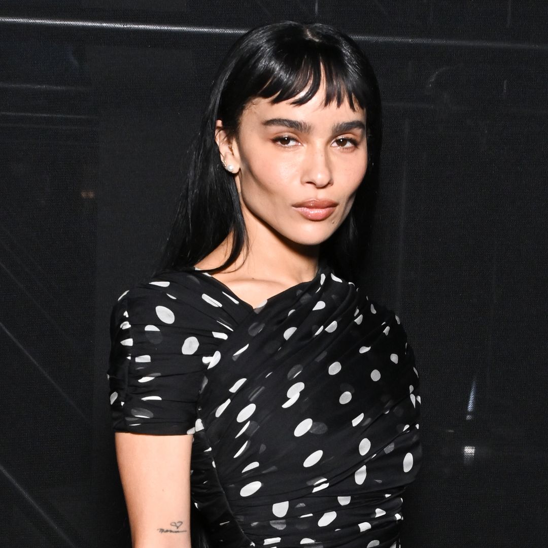 Zoë Kravitz had an incredible Audrey Hepburn inspired hair transformation at Paris Fashion Week