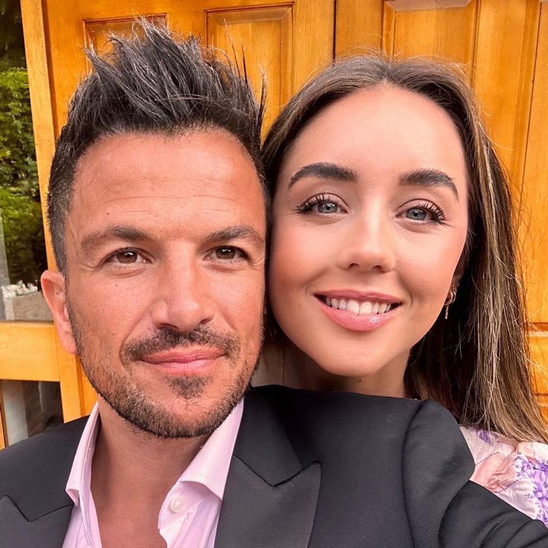 Peter and Emily Andre beam in ultra-rare holiday photo with children Amelia, Theo and Arabella