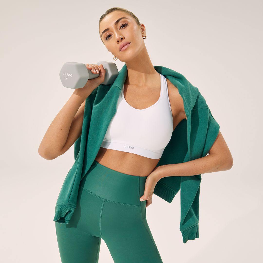 Exclusive: Sophie Habboo stuns in gorgeous fitted activewear as she looks ahead to a 'year of love'