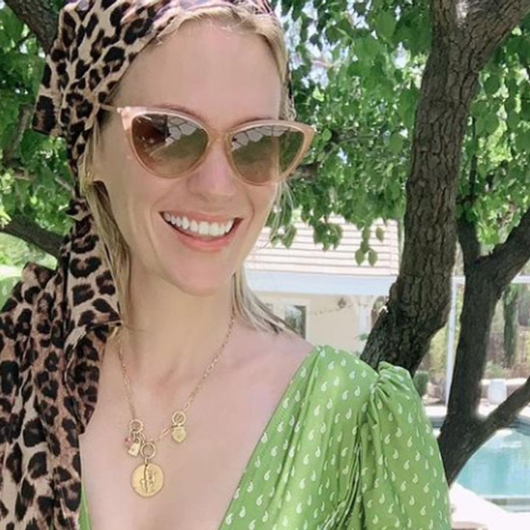 January Jones reveals toned figure in bikini photo - but confuses fans