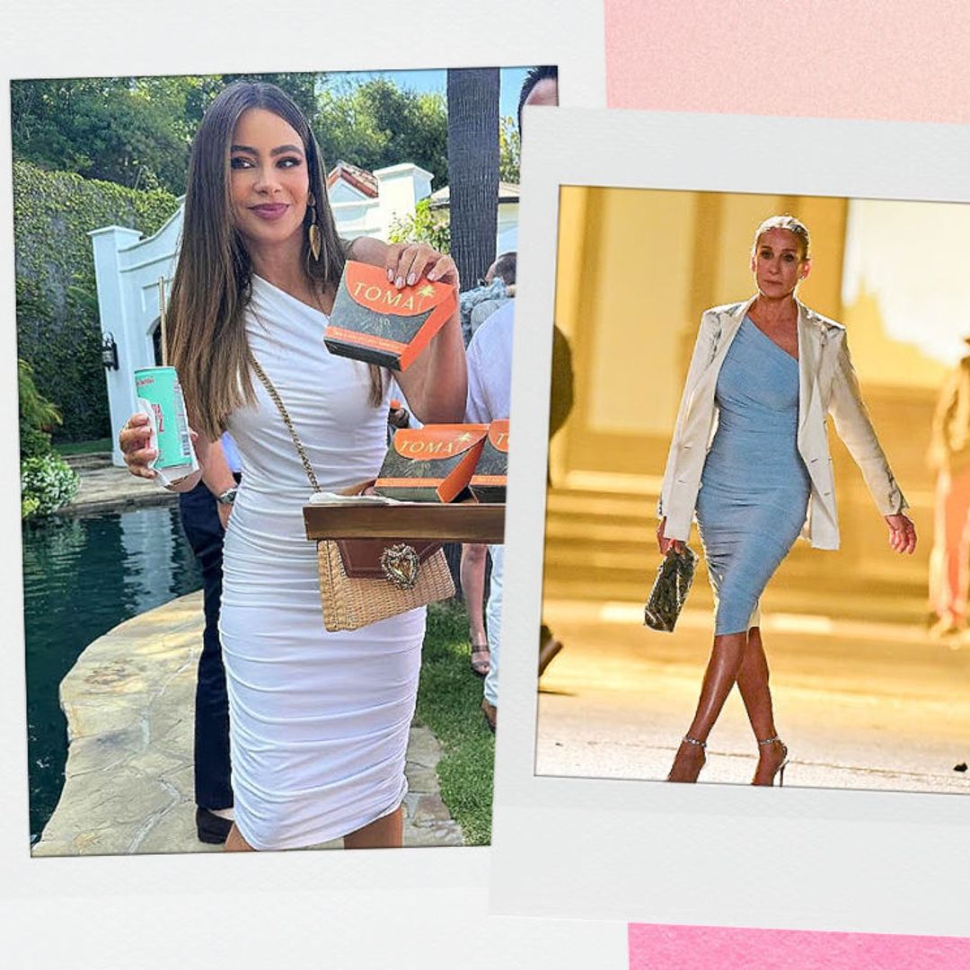 Sofia Vergara's super-affordable bodycon dress has Carrie Bradshaw vibes