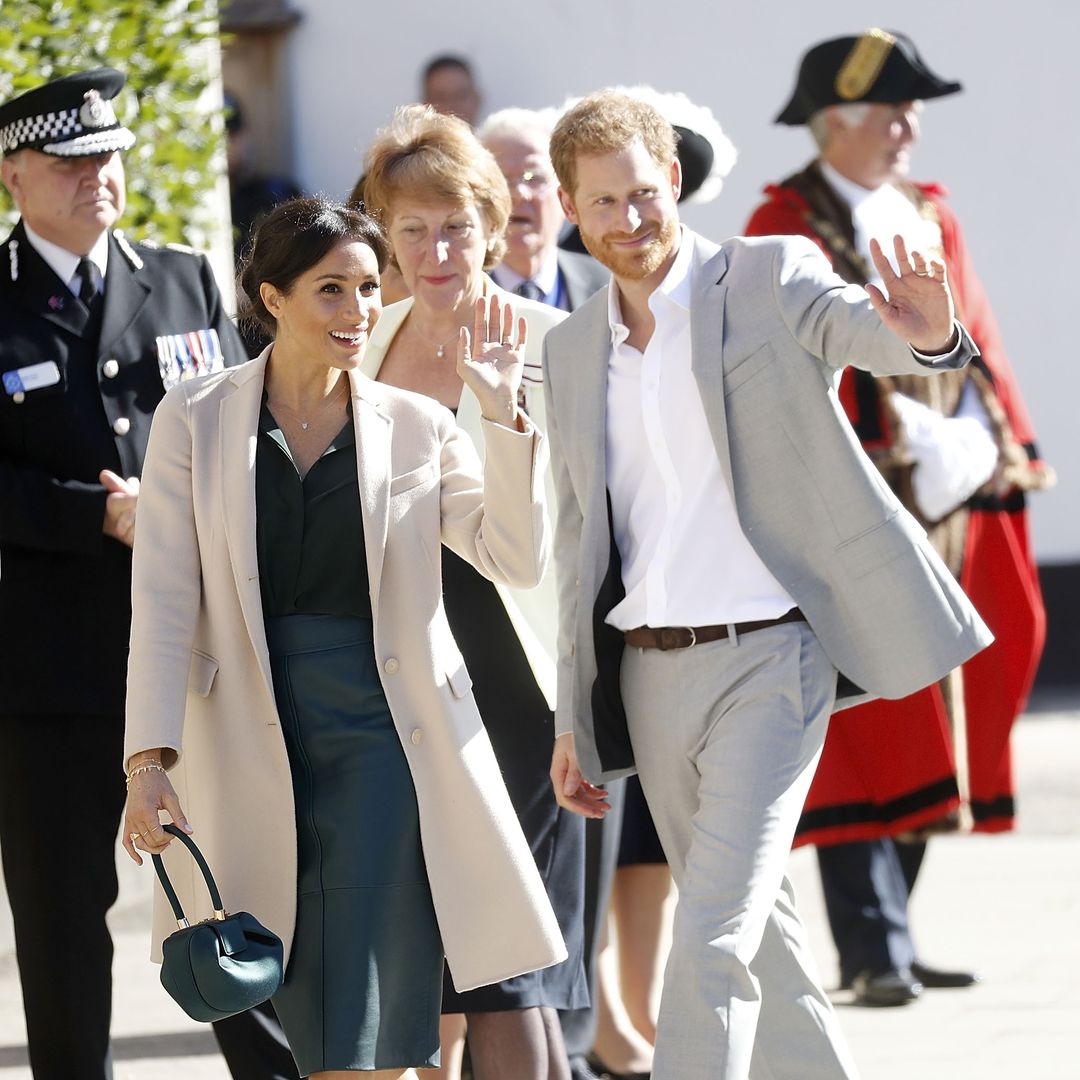 Prince Archie greets Prince Harry and Meghan Markle in the cutest way