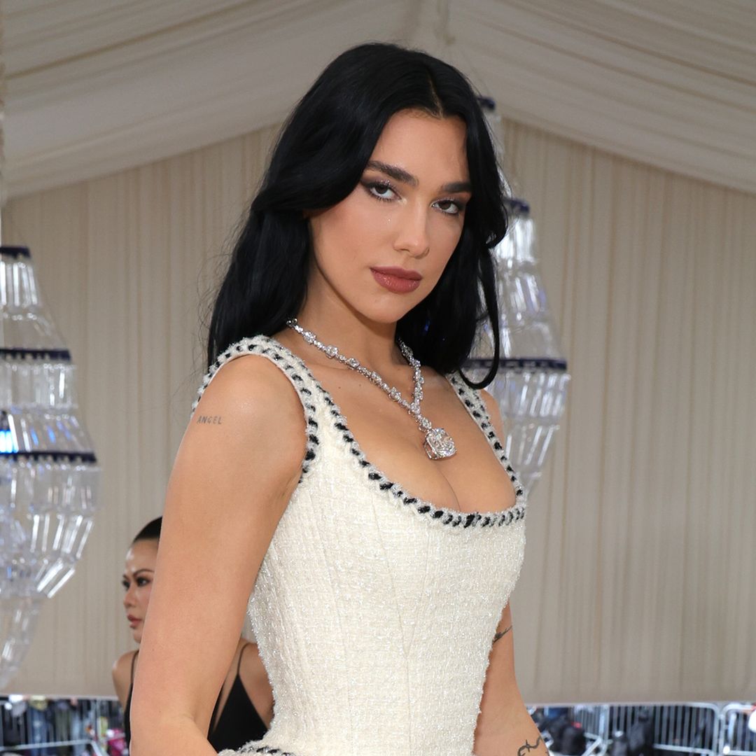 Dua Lipa rocks incredible never-before-seen Tiffany necklace at the 2023 Met Gala