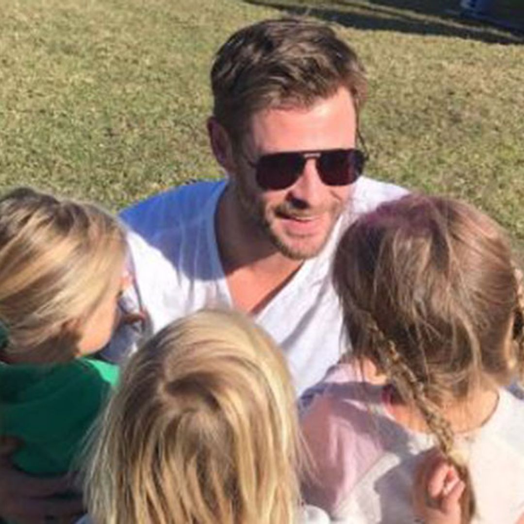 Elsa Pataky posts sweet picture of Chris Hemsworth reunited with their children: 'Papa is back'