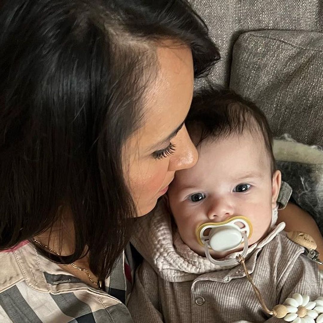 Janette Manrara's daughter Lyra is dad Aljaz's 'double' as she celebrates milestone